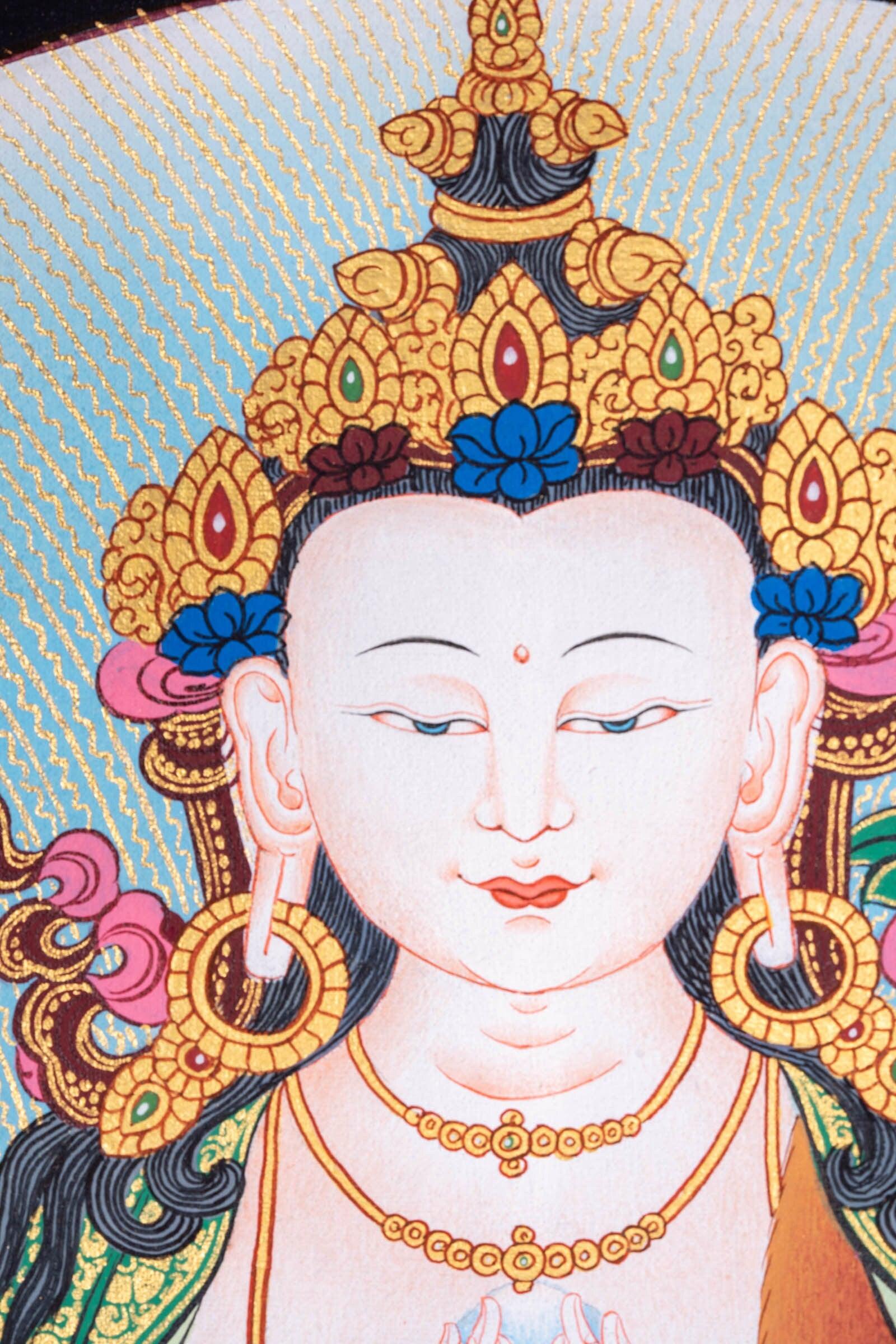 Chengresi Thangka Painting - Himalayas Shop