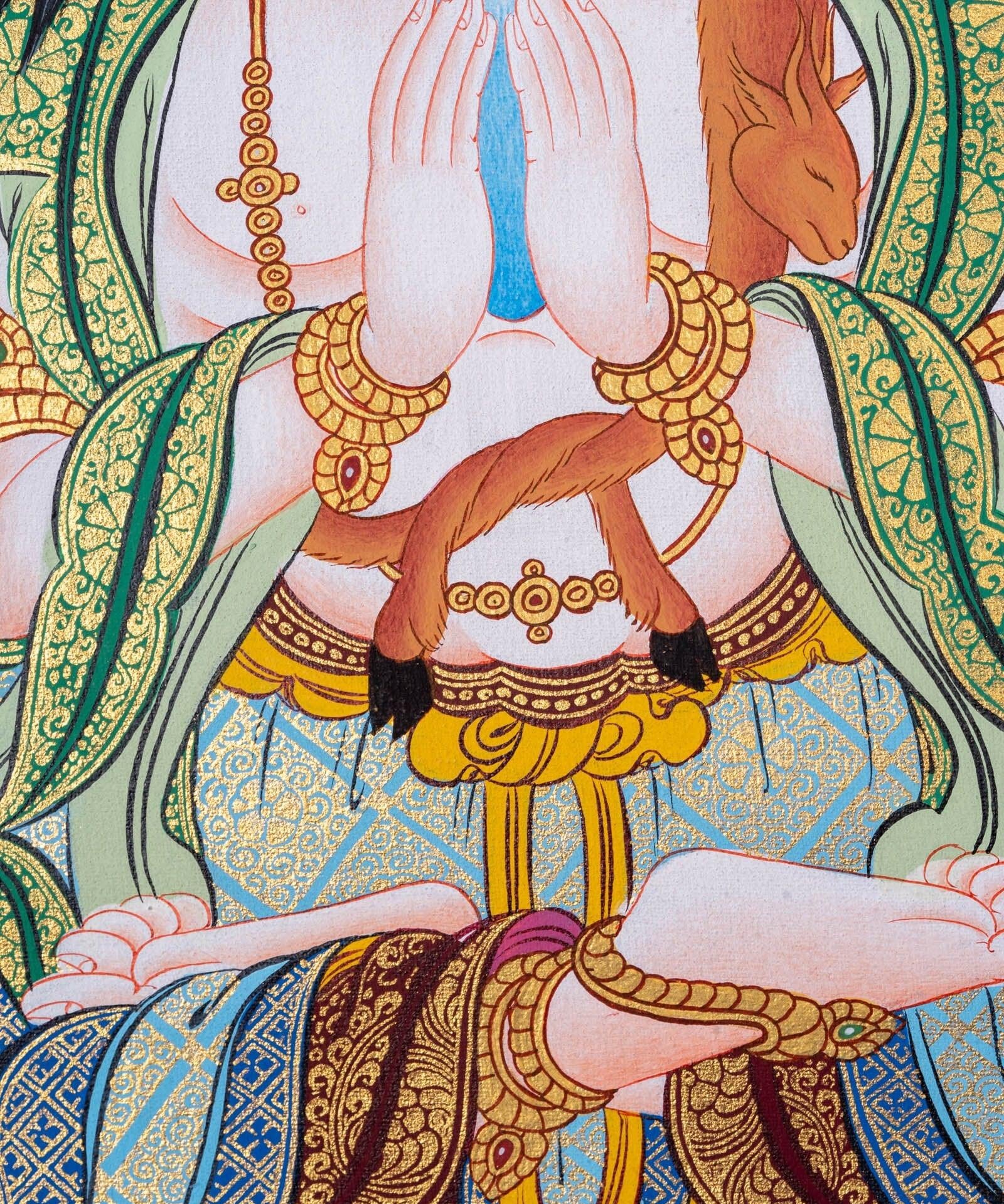 Chengresi Thangka Painting - Himalayas Shop