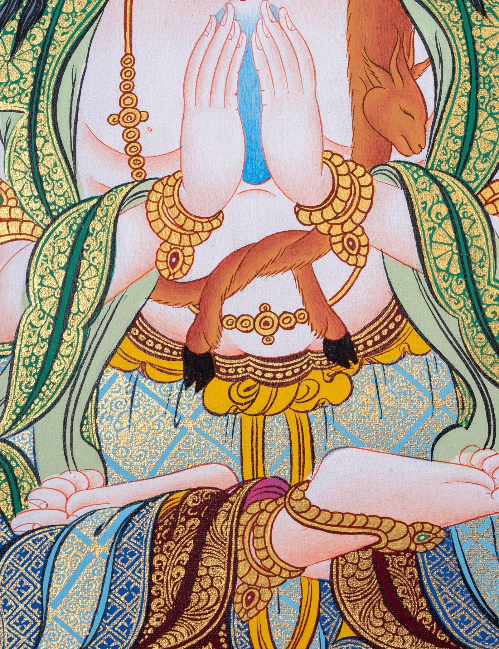 Chengresi Thangka Painting - Himalayas Shop