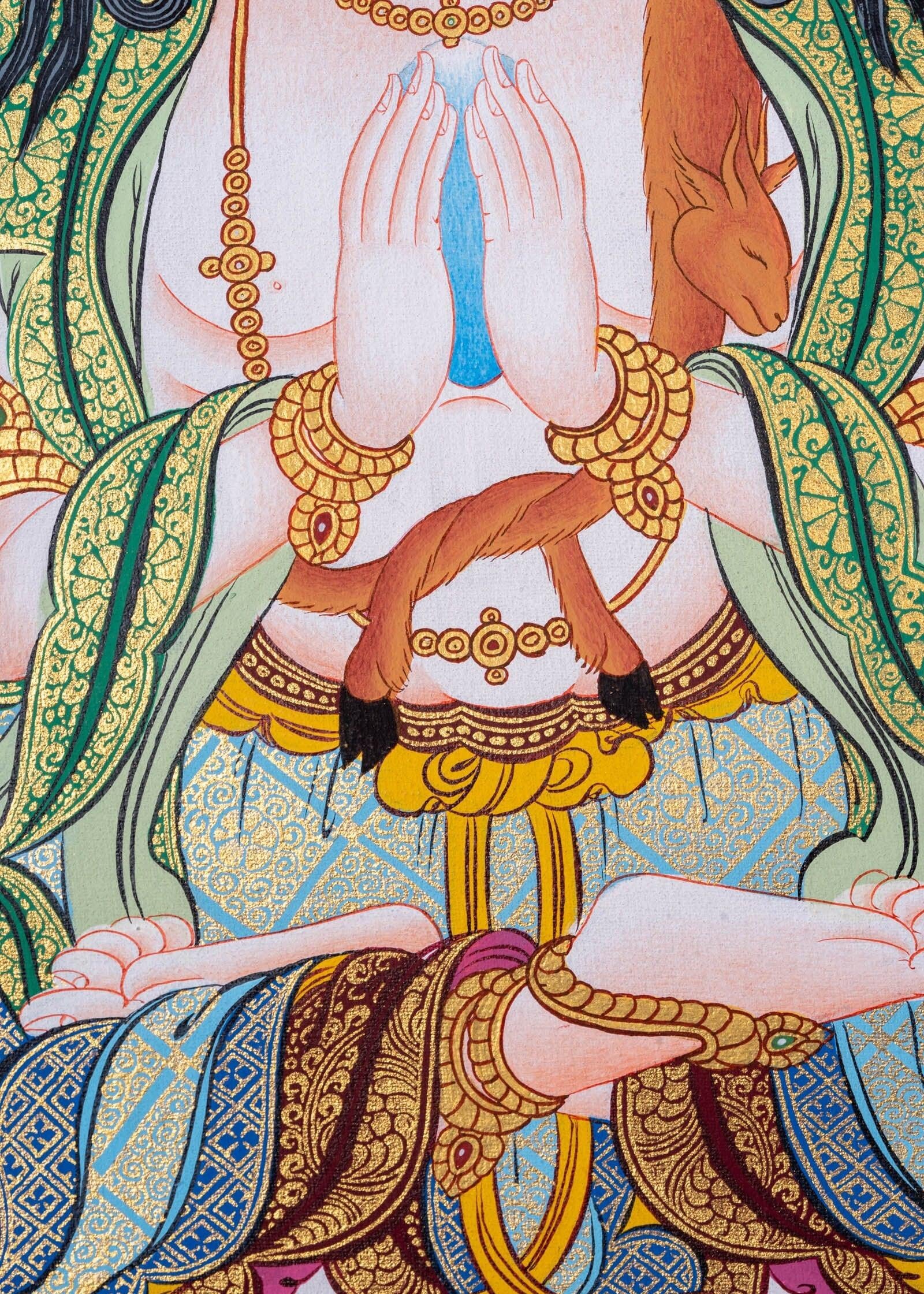 Chengresi Thangka Painting - Himalayas Shop