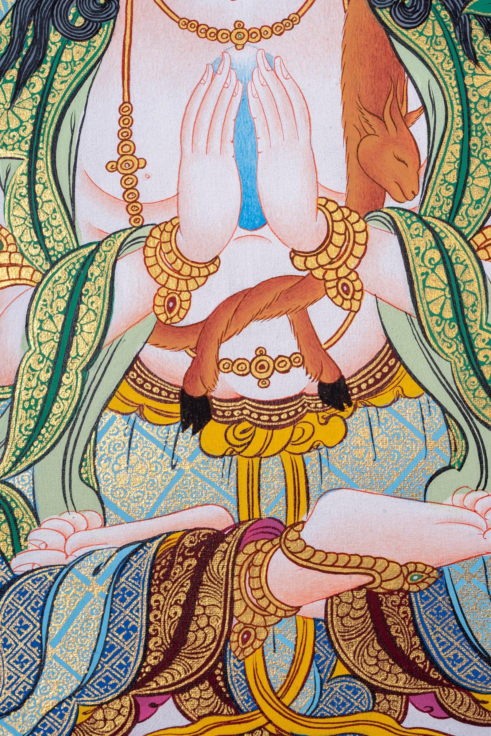 Chengresi Thangka Painting - Himalayas Shop
