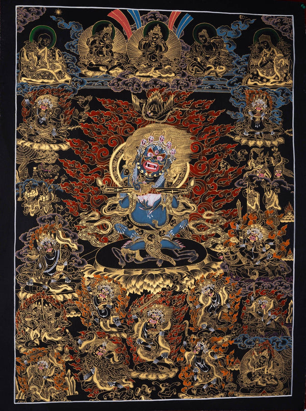 Mahakala Thangka Painting - Himalayas Shop