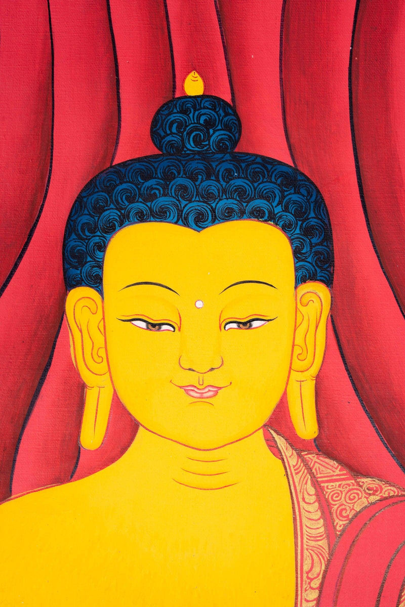 Shakyamuni Buddha Thangka Painting - Himalayas Shop