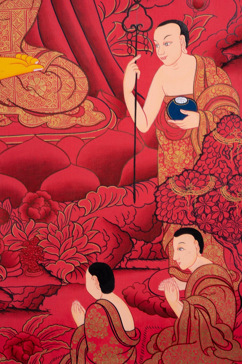 Shakyamuni Buddha Thangka Painting - Himalayas Shop