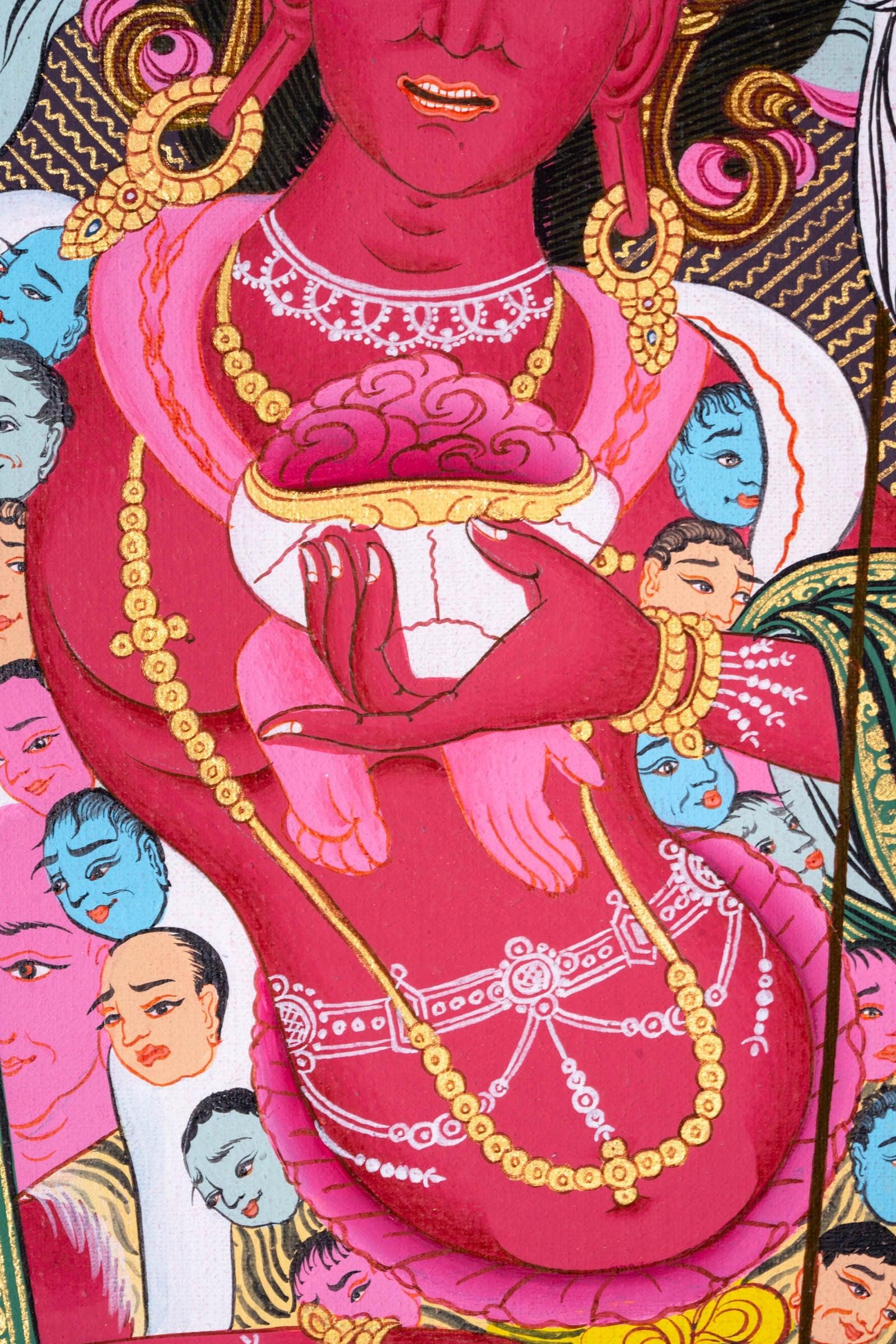 Dorjephamu Thangka Painting - Himalayas Shop