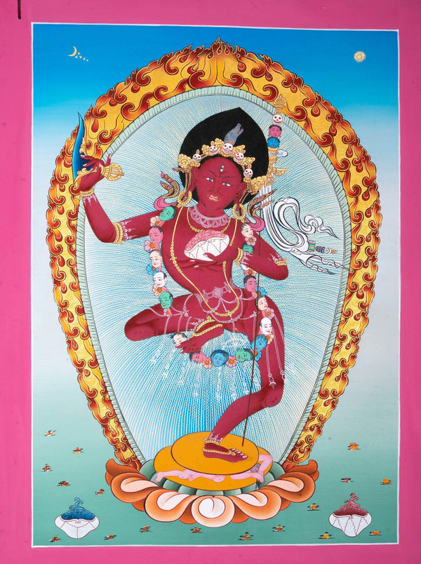 Yogini Thangka Painting - Himalayas Shop