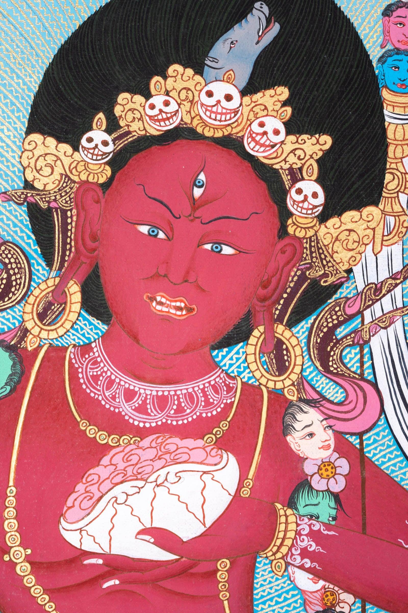 Yogini Thangka Painting - Himalayas Shop