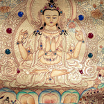 Lyap Chengresi Bodhisattva Thangka Painting - Himalayas Shop