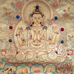 Lyap Chengresi Bodhisattva Thangka Painting - Himalayas Shop