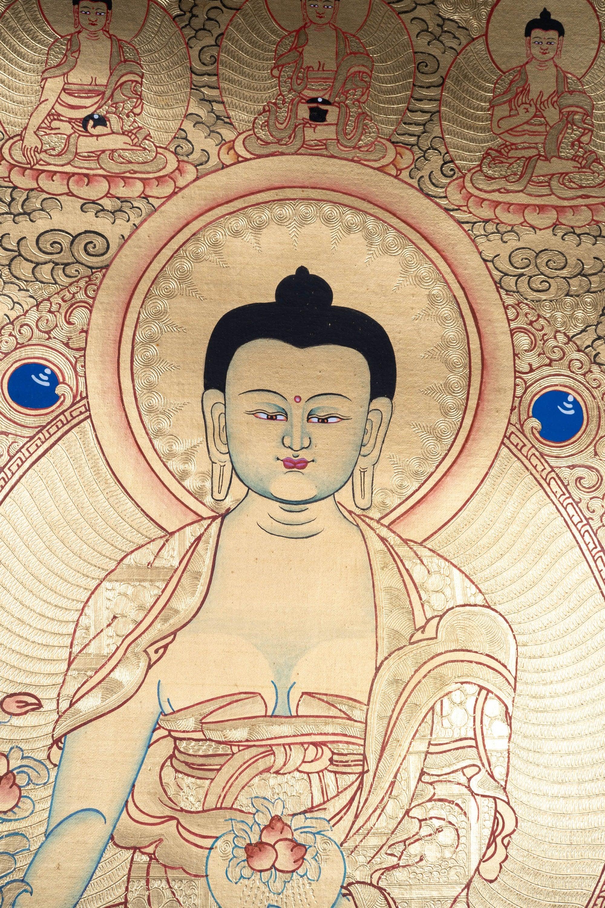 Medicine Buddha Lyap Thangka - Himalayas Shop