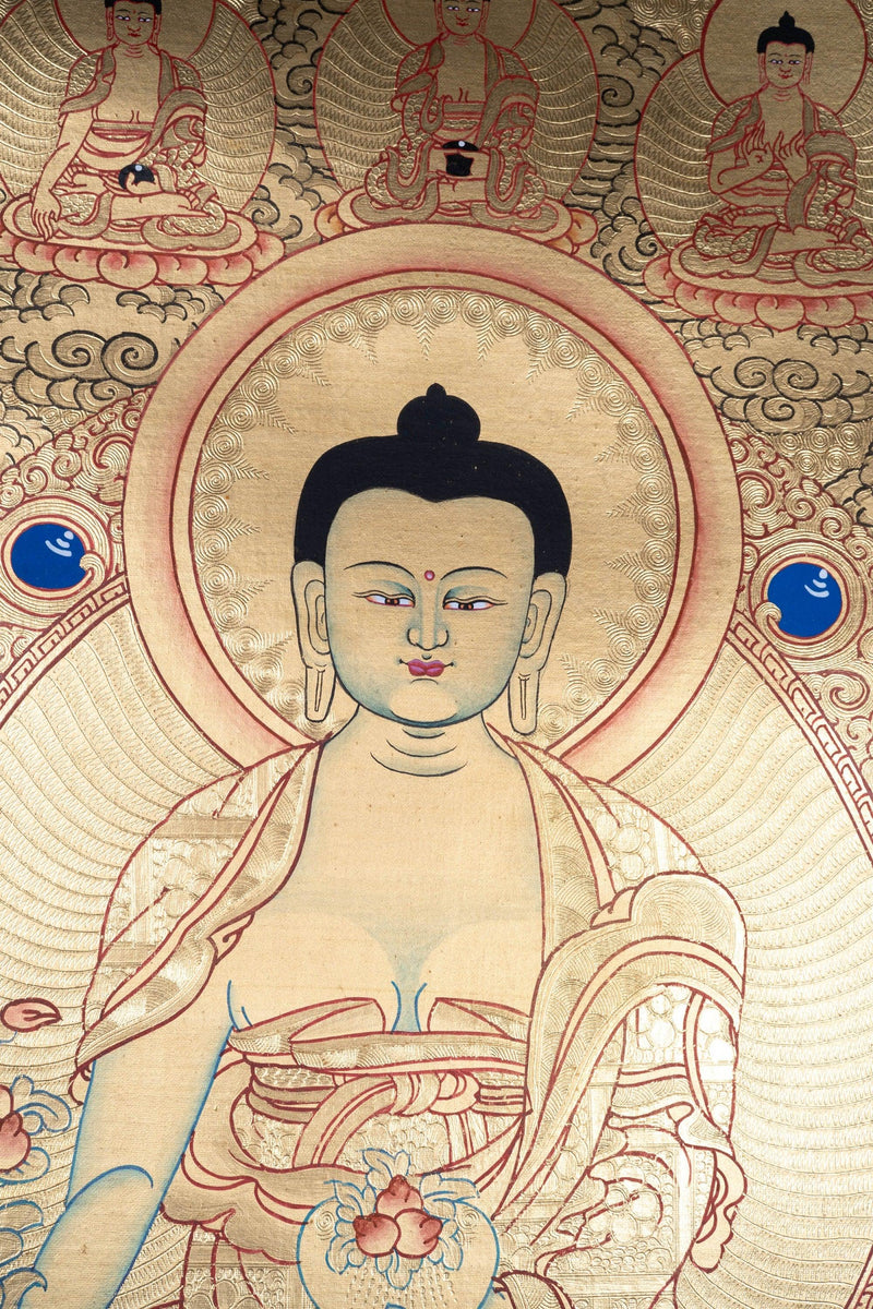 Medicine Buddha Lyap Thangka - Himalayas Shop