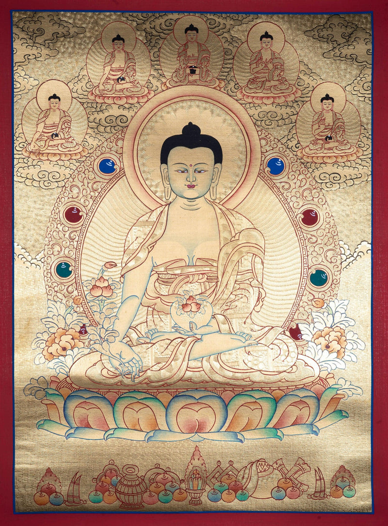 Medicine Buddha Lyap Thangka - Himalayas Shop