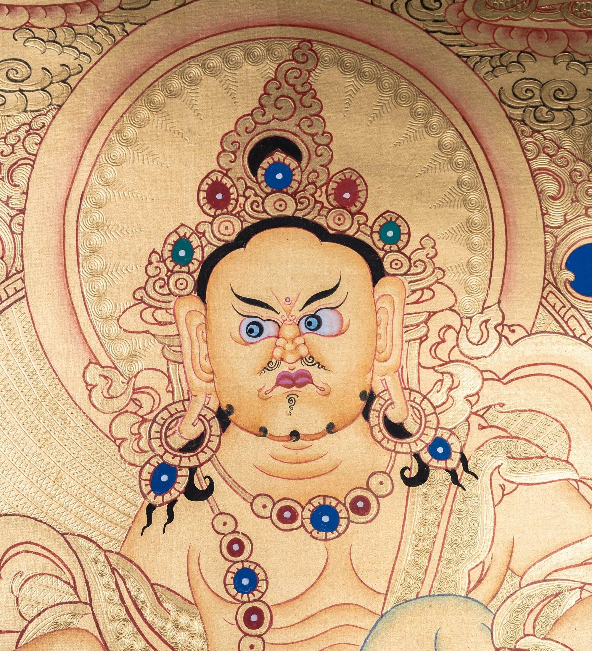 Jambhala Lyap Thangka painting - Himalayas Shop