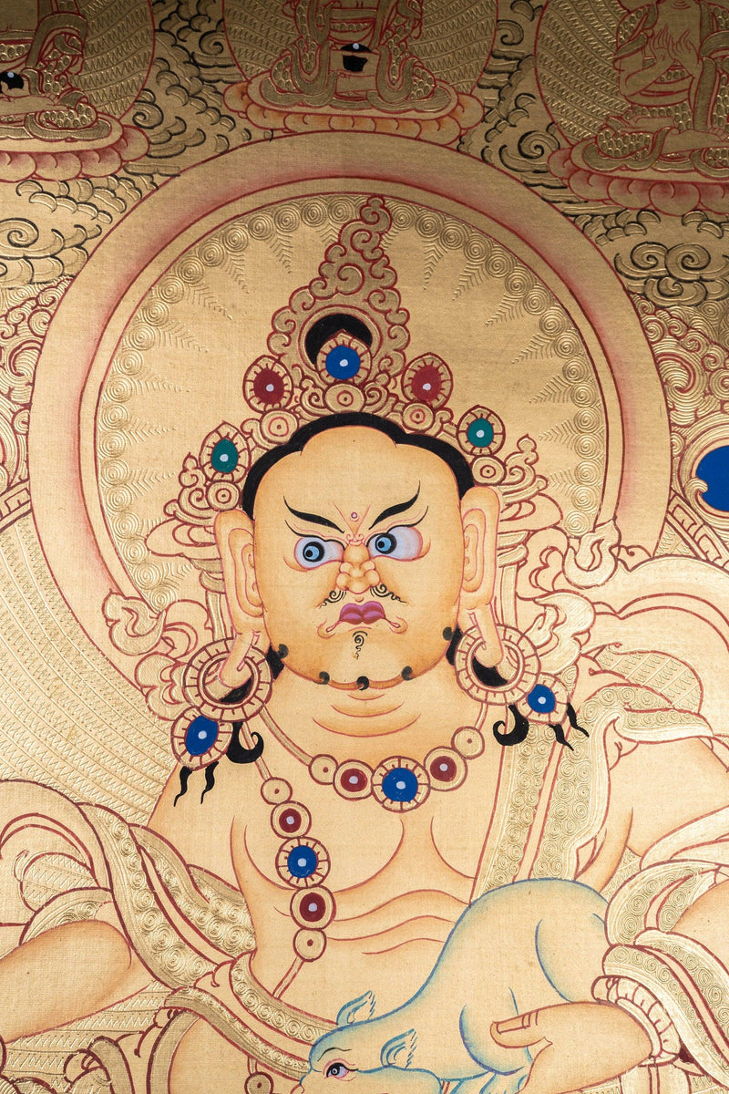 Jambhala Lyap Thangka painting - Himalayas Shop