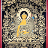 Shakyamuni Buddha Thangka Painting - Himalayas Shop
