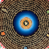 Om Mantra Mandala Thangka Painting - Himalayas Shop