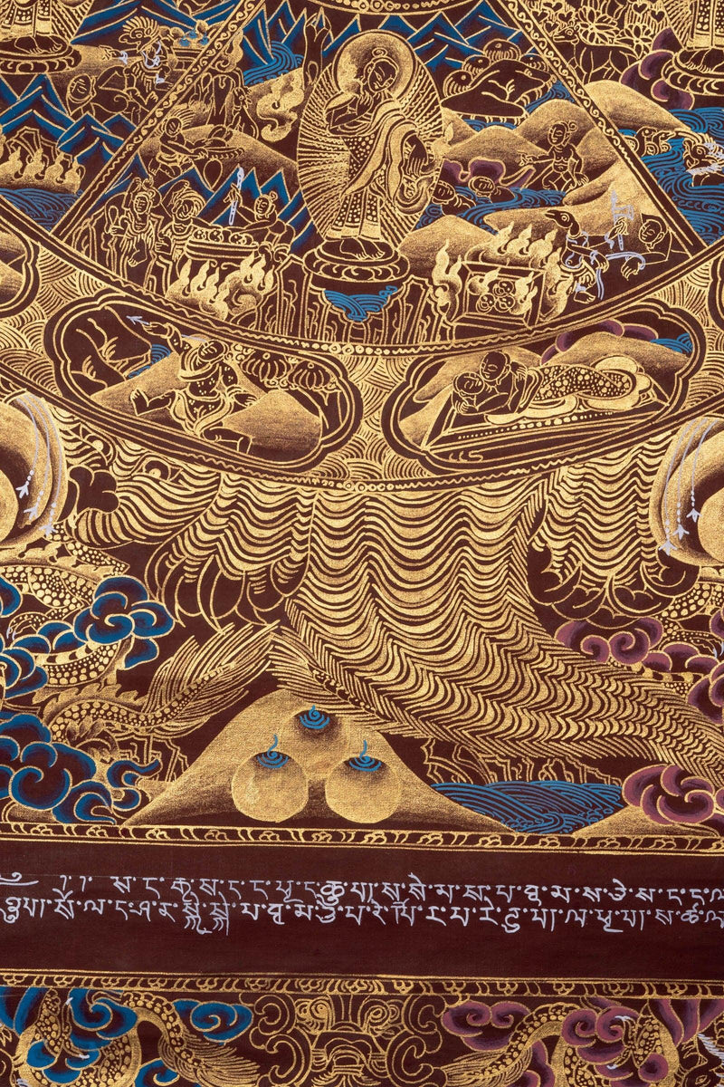 Wheel of Life Thangka Painting - Himalayas Shop