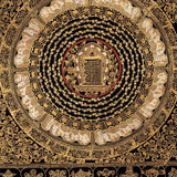Mantra Mandala Thangka with Dragon Borders - Himalayas Shop