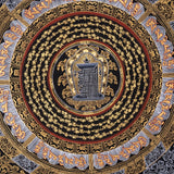 Mantra Mandala Thangka with Dragon Borders - Himalayas Shop