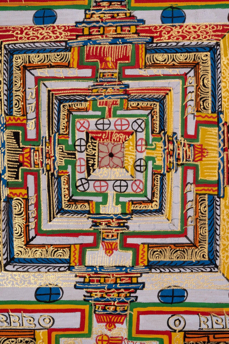 Kalachakra Mandala Thangka Art - Himalayas Shop