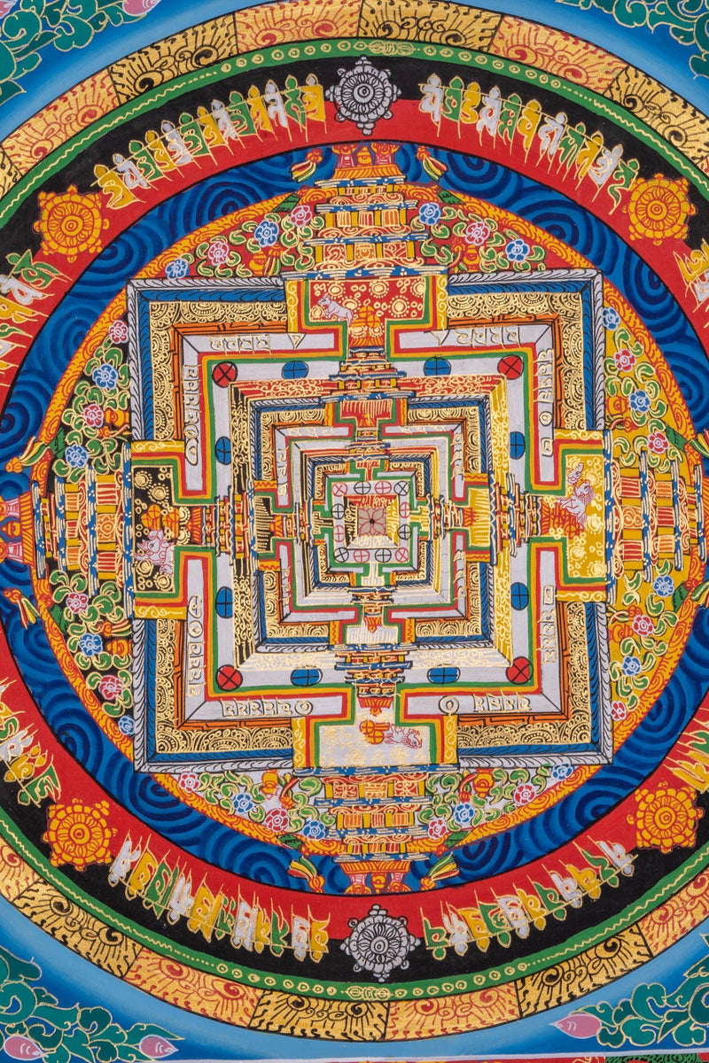 Kalachakra Mandala Thangka Art - Himalayas Shop