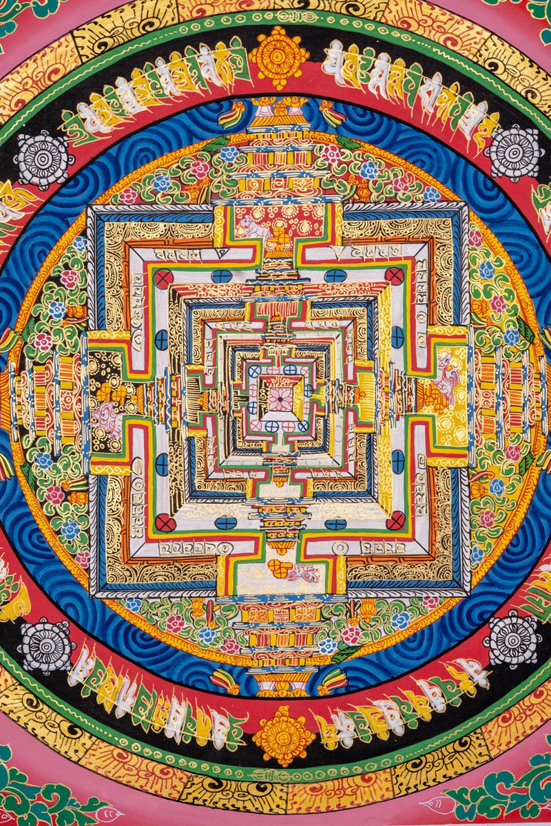 Kalachakra Mandala Thangka Art - Himalayas Shop