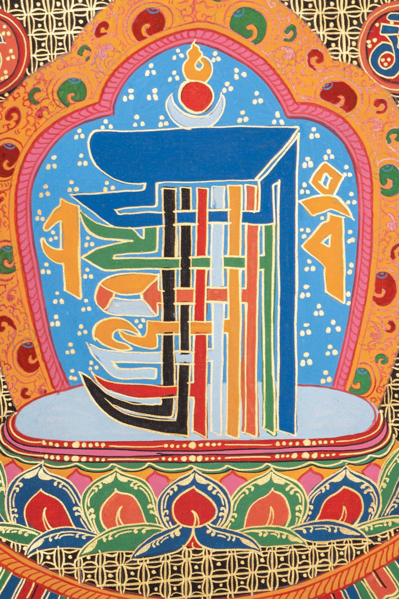 Thangka Painting of Kalachakra Mandala - Himalayas Shop