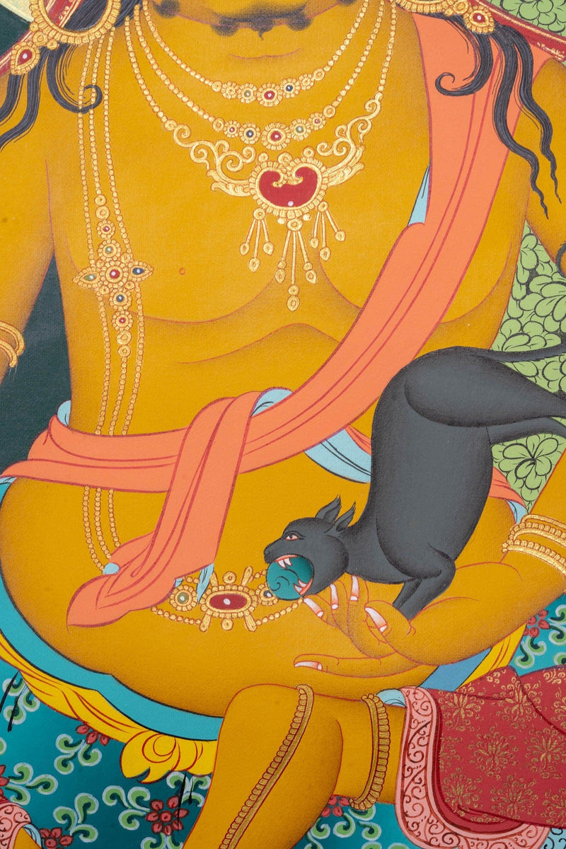 Zambala Fine Art Thangka Painting - Himalayas Shop