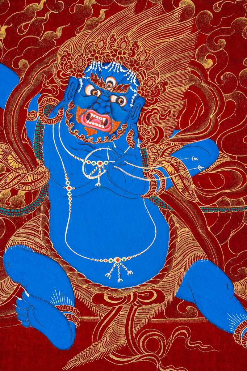 Bajrapani Thangka Painting - Himalayas Shop