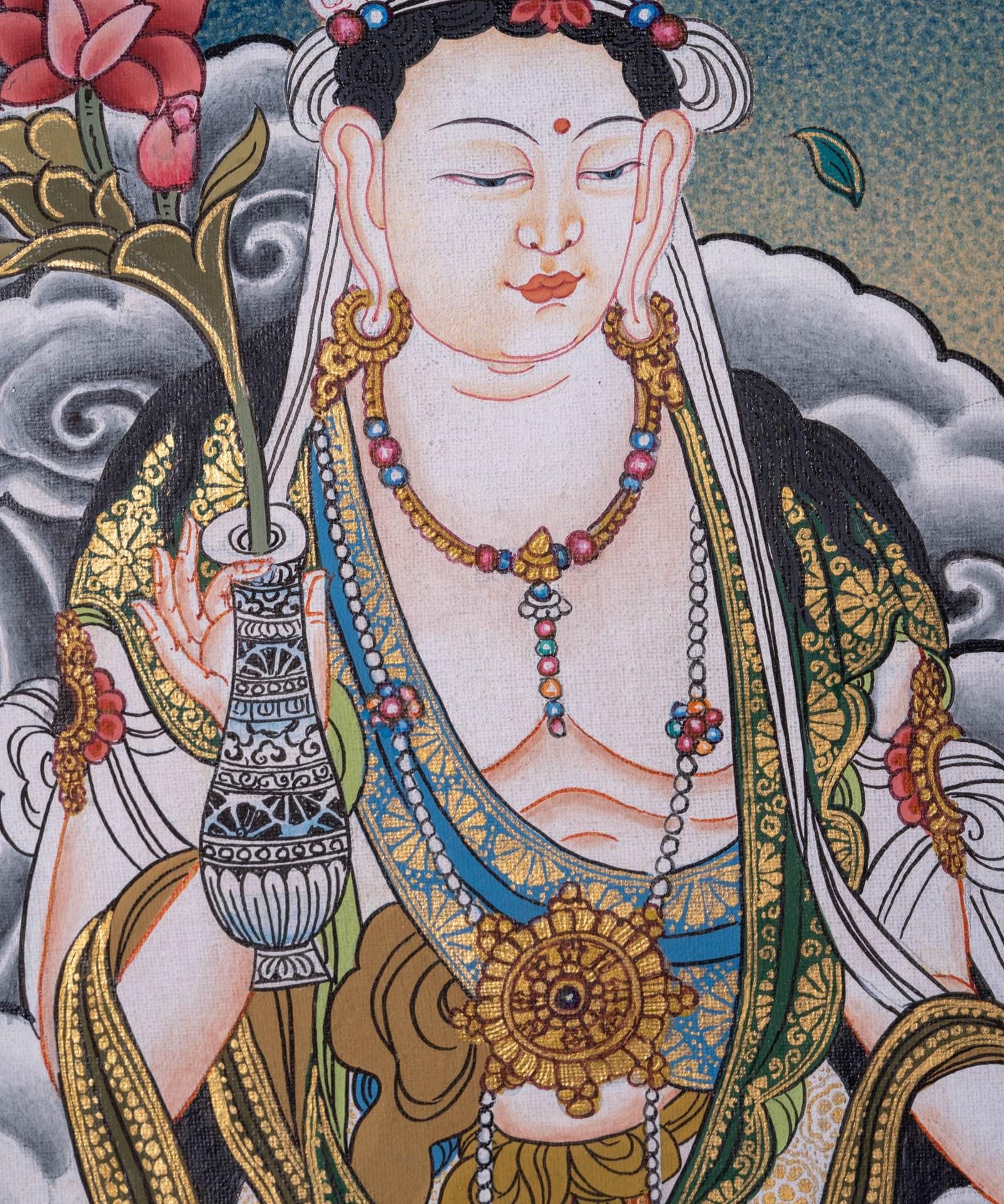 Chinese Tara Thangka Painting - Himalayas Shop