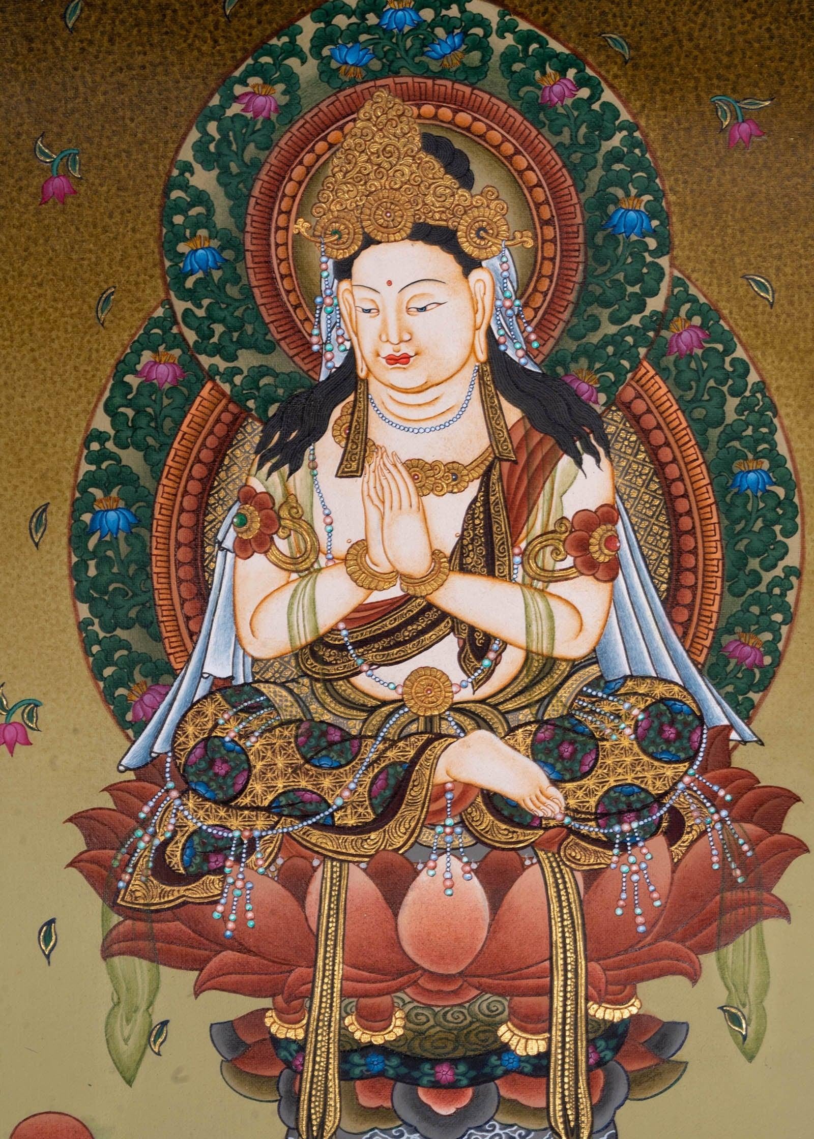 Fugen Bosatu Japanese Thangka Arts