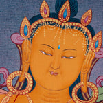Manjushri Thangka Painting - Himalayas Shop