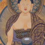 Shakyamuni Buddha thangka painting - Himalayas Shop