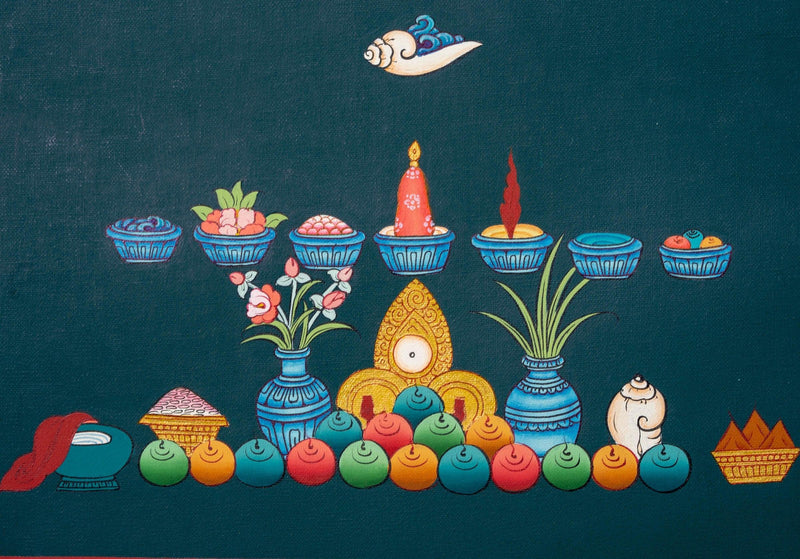 Chengresi Thangka Painting - Himalayas Shop