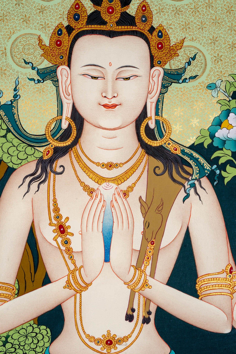 Chengresi Thangka Painting - Himalayas Shop