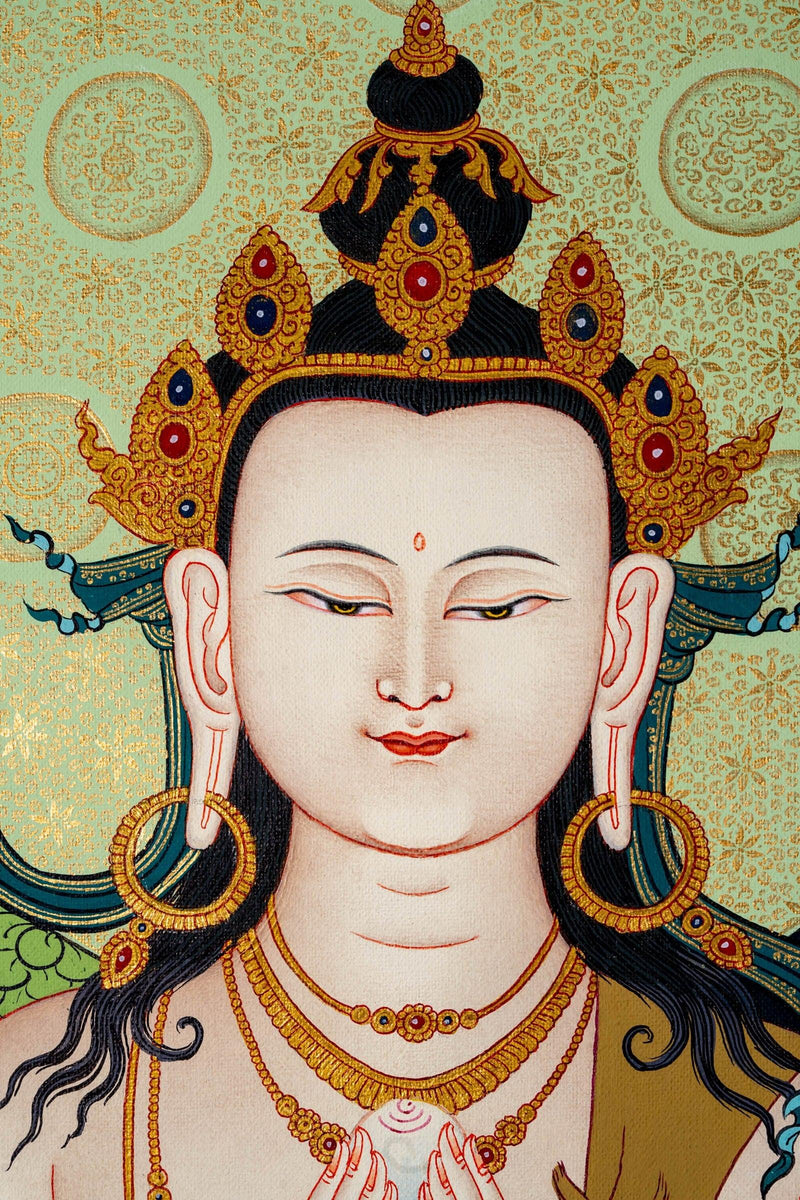 Chengresi Thangka Painting - Himalayas Shop