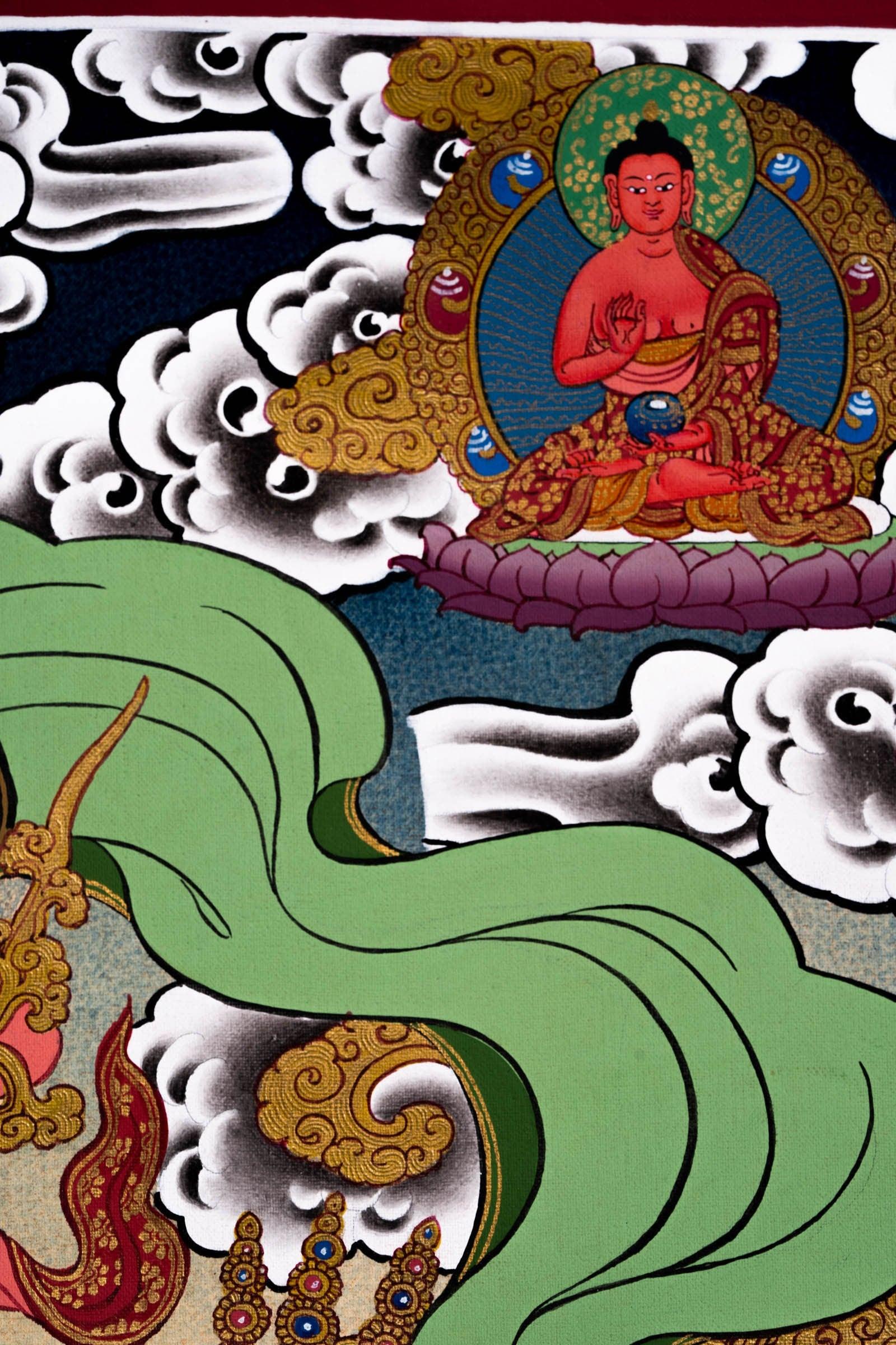 Riduk Wheel of Life Thangka Painting - Himalayas Shop