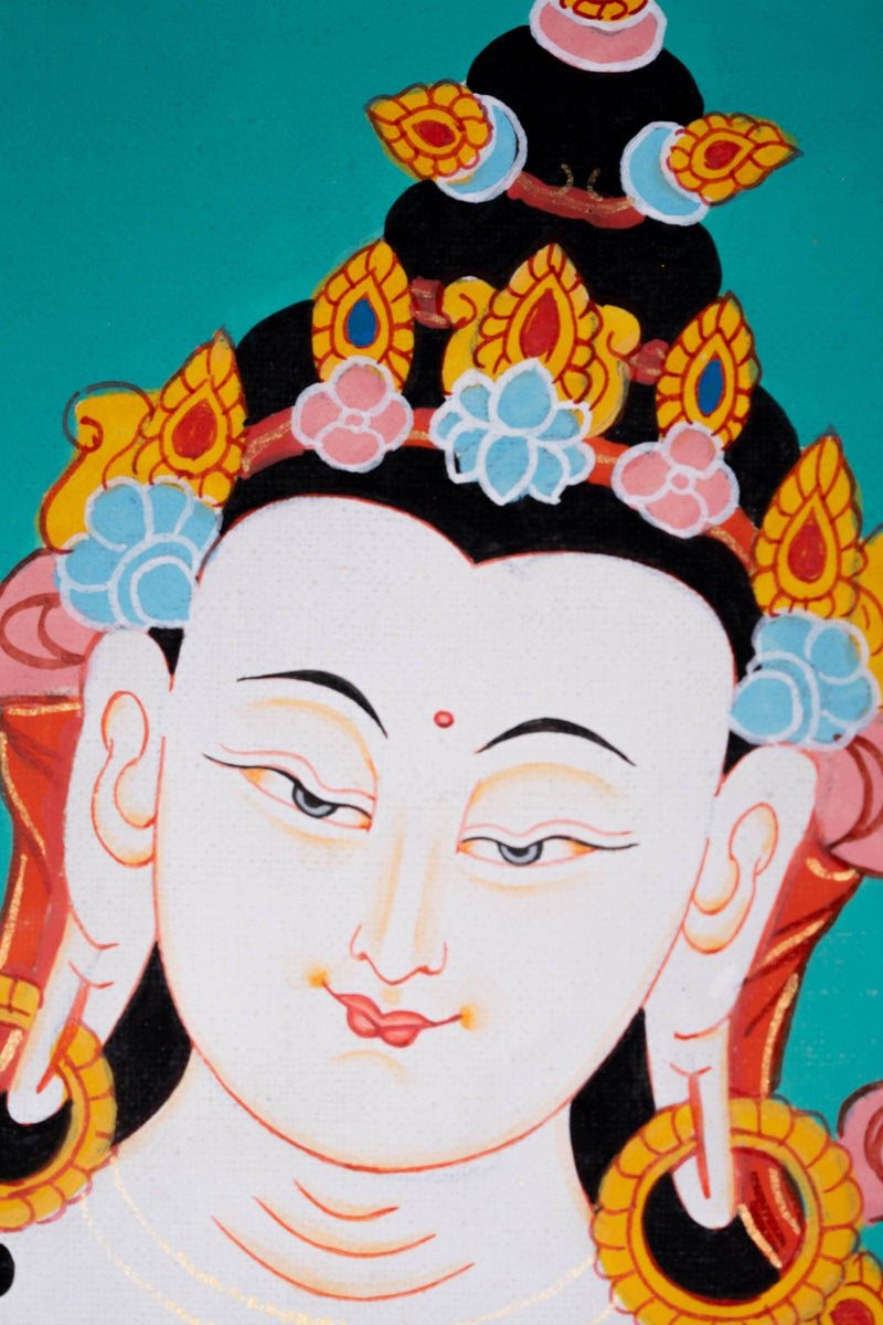 Vajrasattva - Genuine Thangka Painting - Himalayas Shop