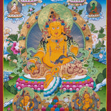 Kuber Thangka Painting - Himalayas Shop
