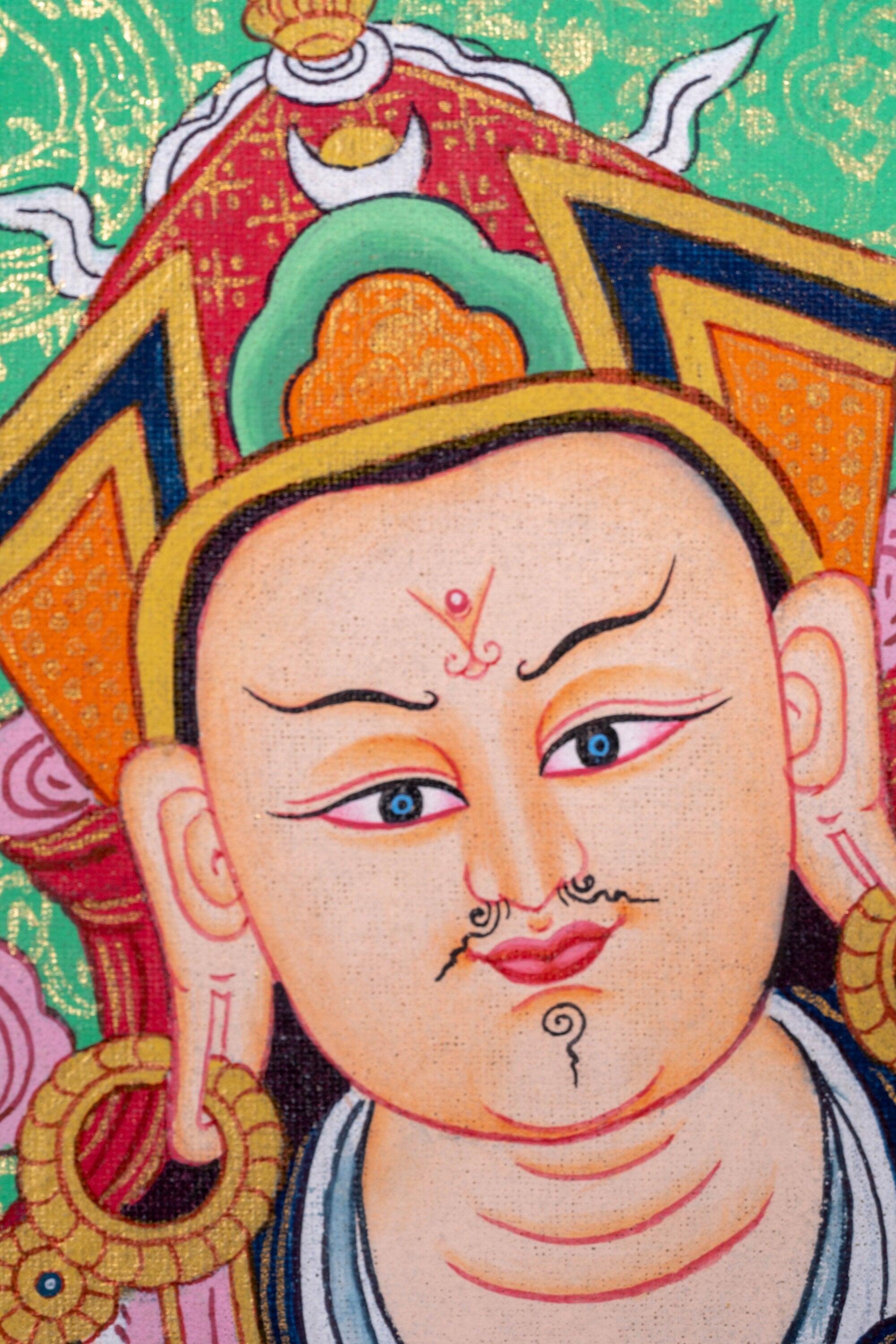 Guru Rinpoche Thangka Painting - Himalayas Shop