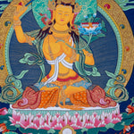 Manjushri Thangka Painting - Himalayas Shop