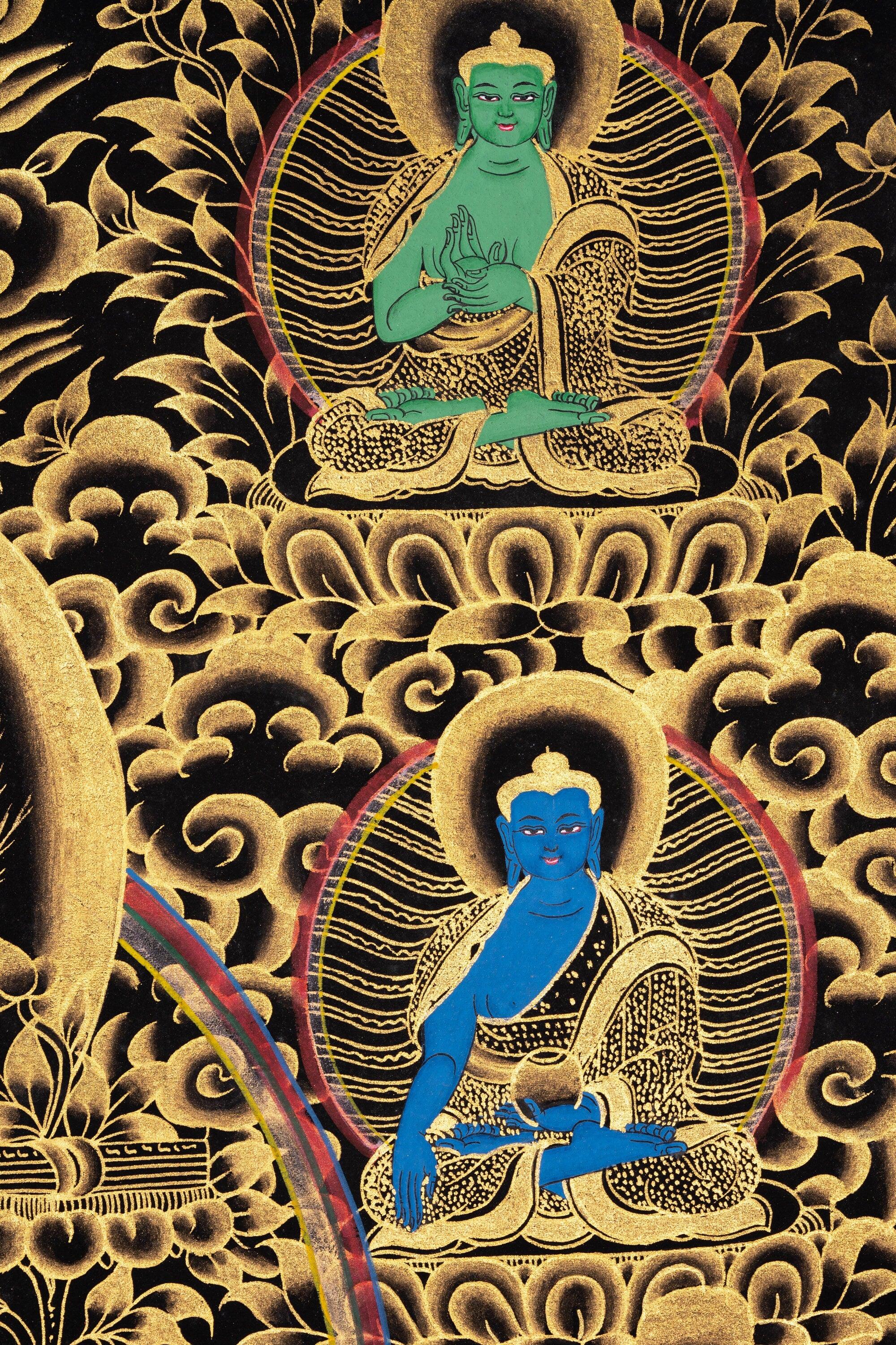 Manjushri Thangka Painting - Himalayas Shop