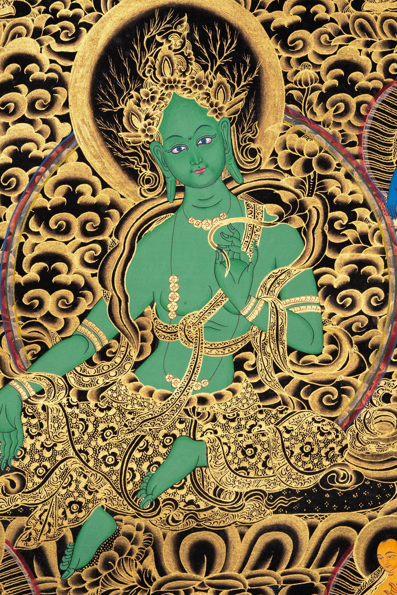 Green Tara Thangka Arts - Himalayas Shop