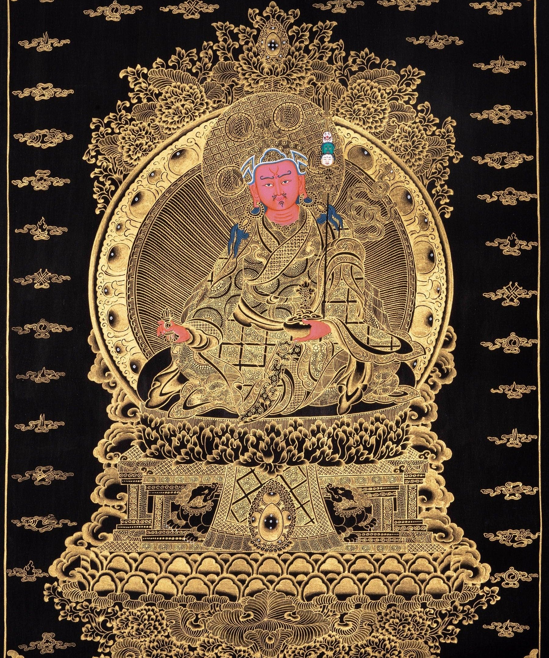 Guru Rinpoche Thangka Painting - Himalayas Shop