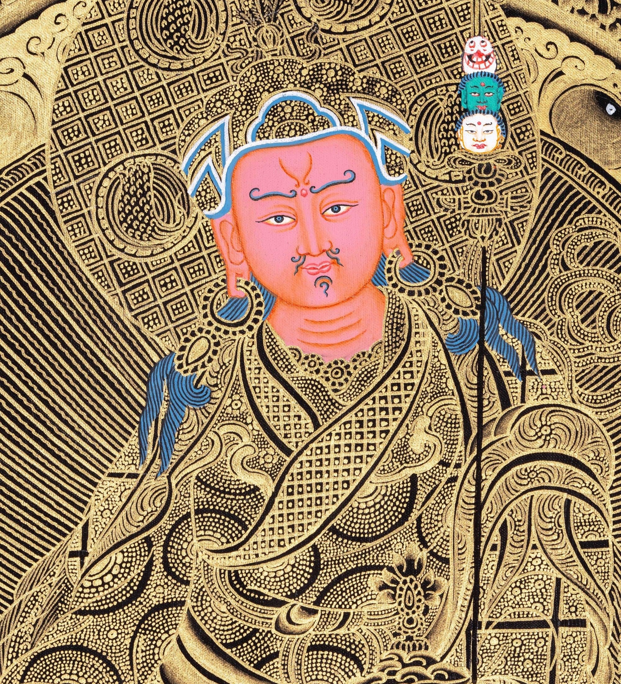 Guru Rinpoche Thangka Painting - Himalayas Shop
