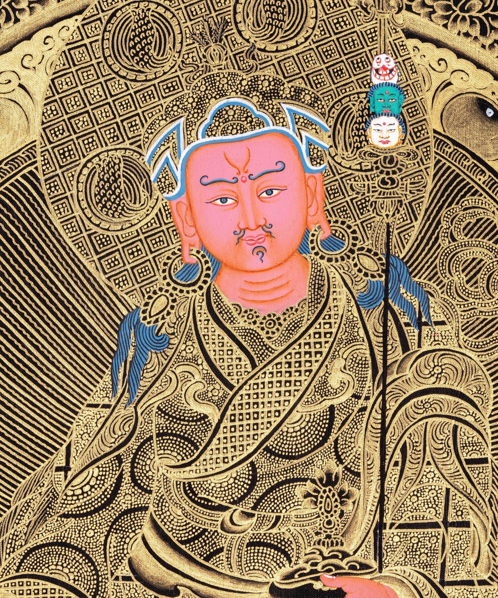 Guru Rinpoche Thangka Painting - Himalayas Shop