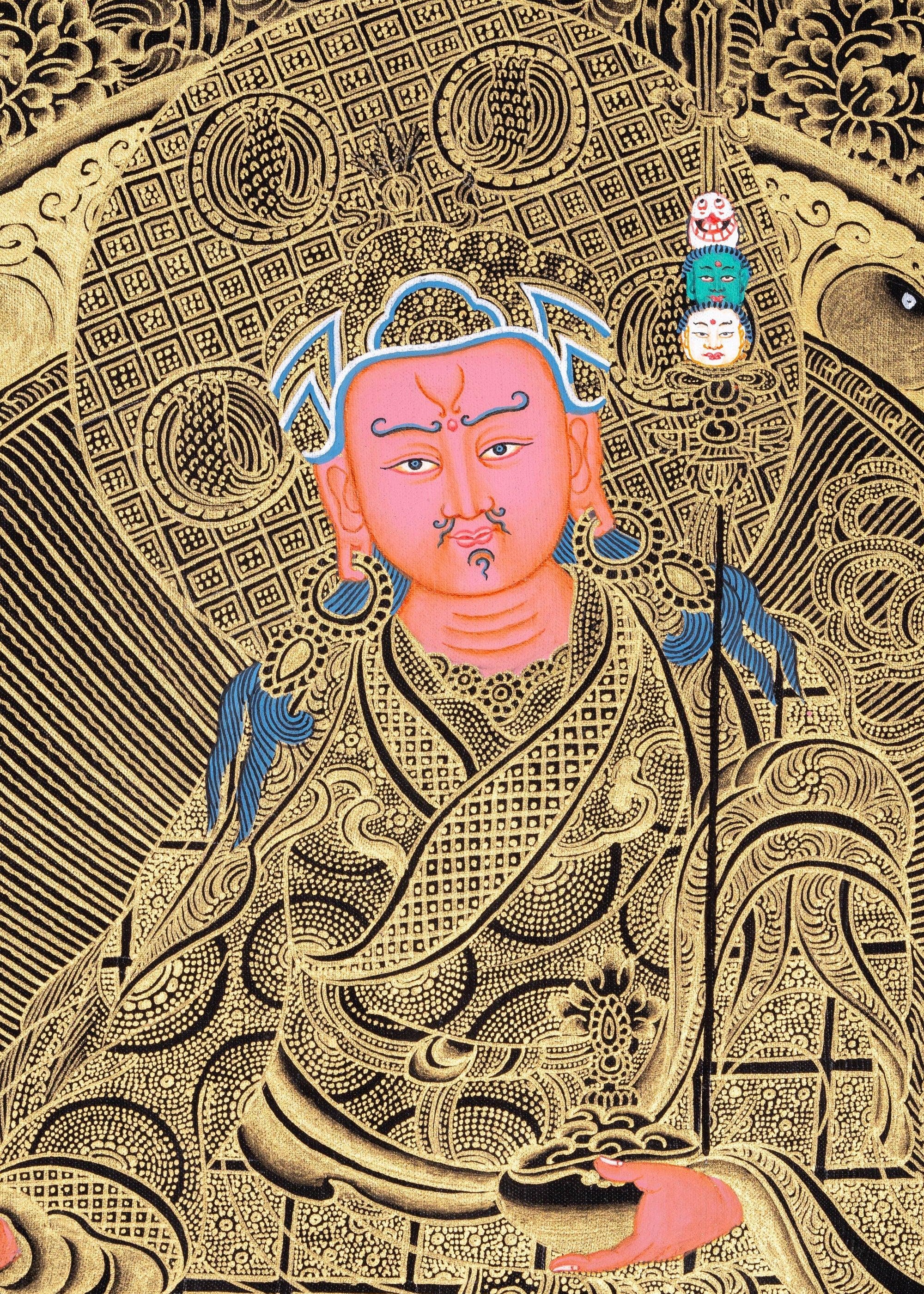 Guru Rinpoche Thangka Painting - Himalayas Shop