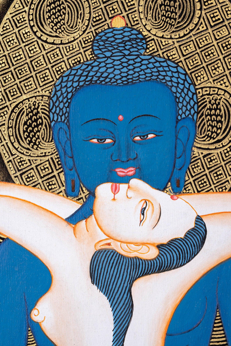 Buddha Shakti Thangka Painting - Himalayas Shop