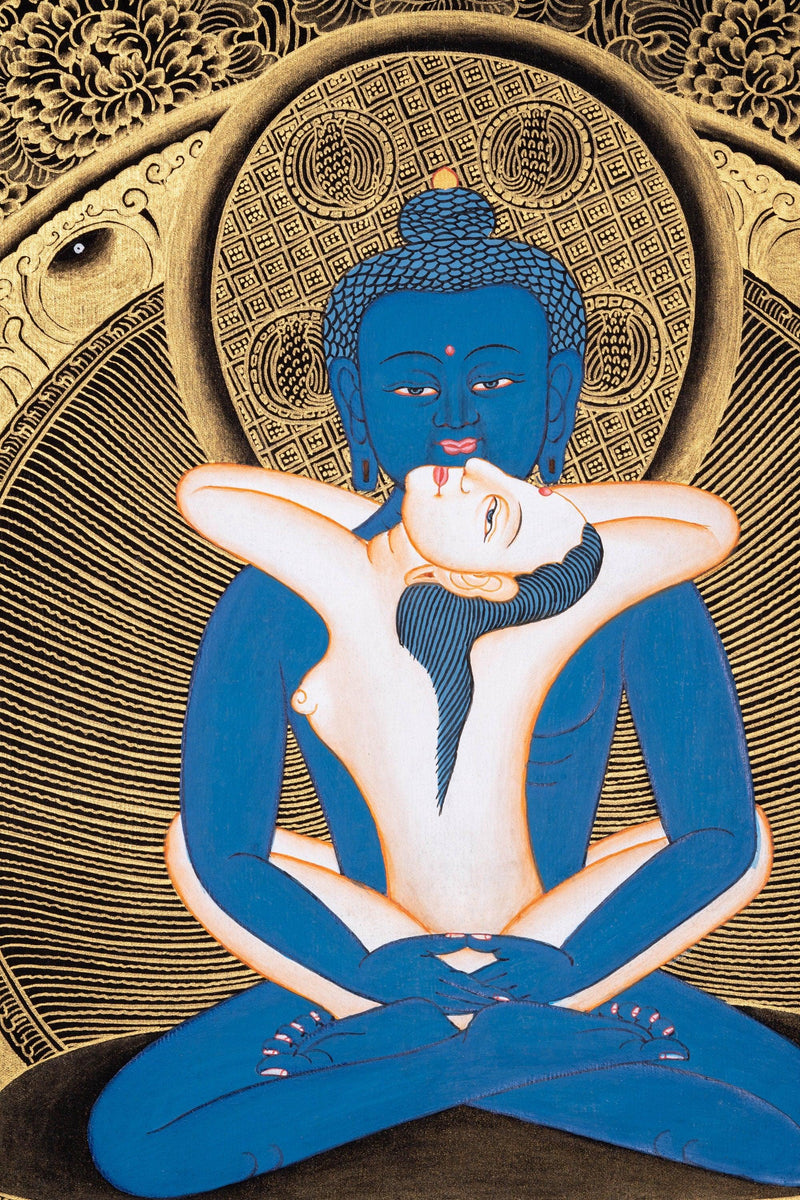 Buddha Shakti Thangka Painting - Himalayas Shop
