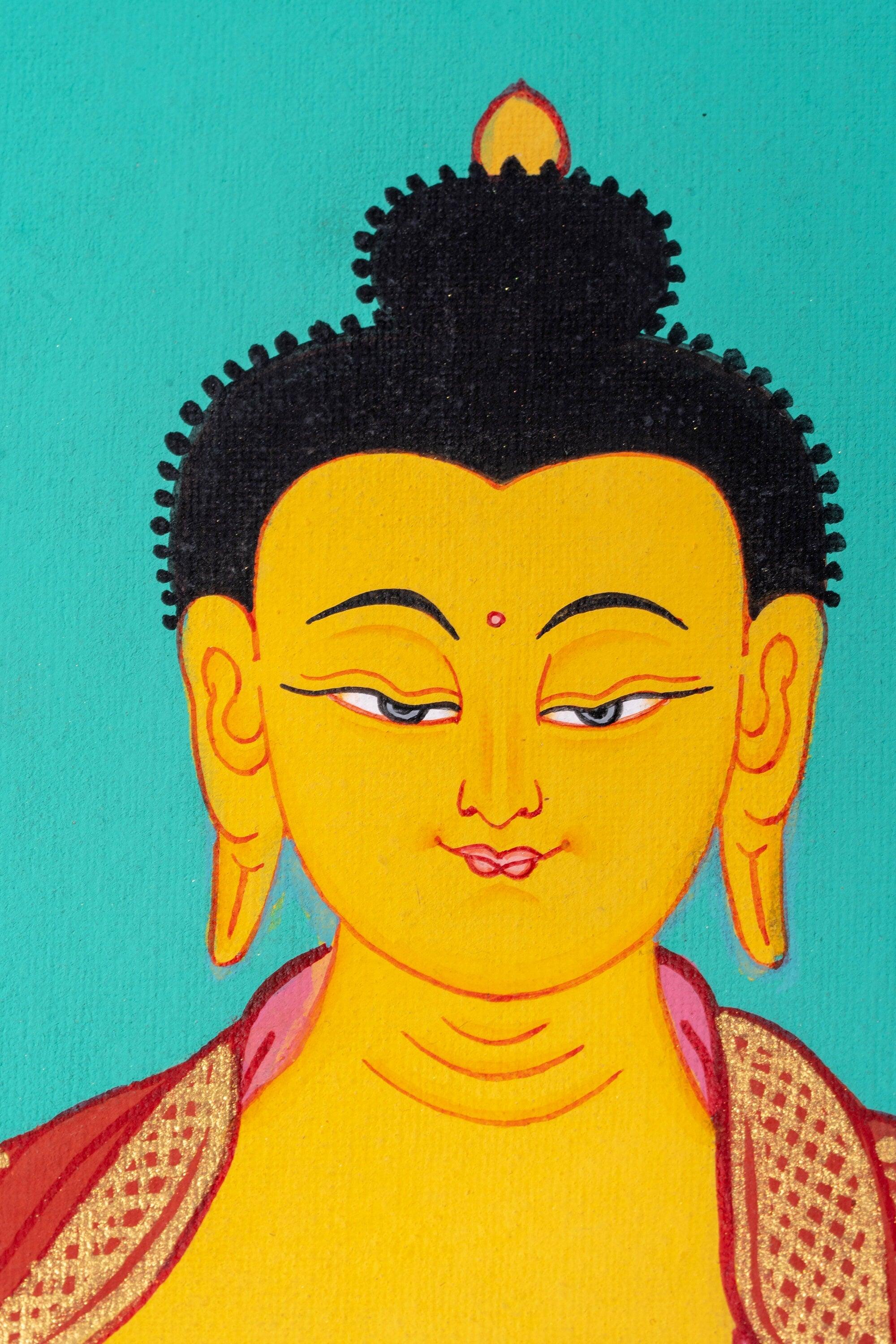 Shakyamuni Buddha Thangka Painting - Himalayas Shop